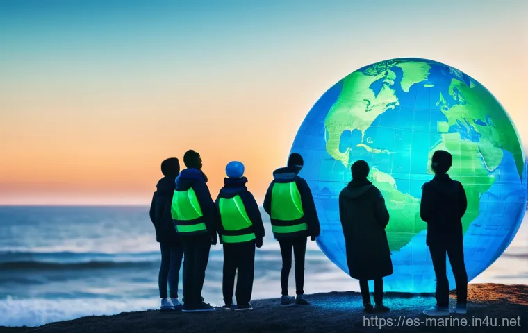 해양 자원 국제 협약 - **Prompt:** An awe-inspiring, serene underwater scene depicting a thriving marine sanctuary. Crystal... 해양 자원 국제 협약 - **Prompt:** An awe-inspiring, serene underwater scene depicting a thriving marine sanctuary. Crystal...