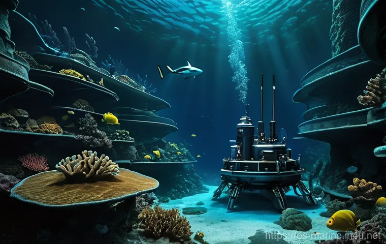 심해가스 자원의 채굴법 - **Prompt:** A breathtaking, wide-angle shot of a colossal, ultra-modern deep-sea natural gas drillin... 심해가스 자원의 채굴법 - **Prompt:** A breathtaking, wide-angle shot of a colossal, ultra-modern deep-sea natural gas drillin...