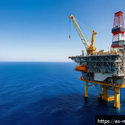 대륙붕 천연가스 개발 - A modern offshore natural gas platform in the Mediterranean Sea, showcasing advanced drilling techno...